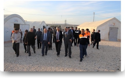 Çadırkent ve Konteyner Kent Ziyaretleri