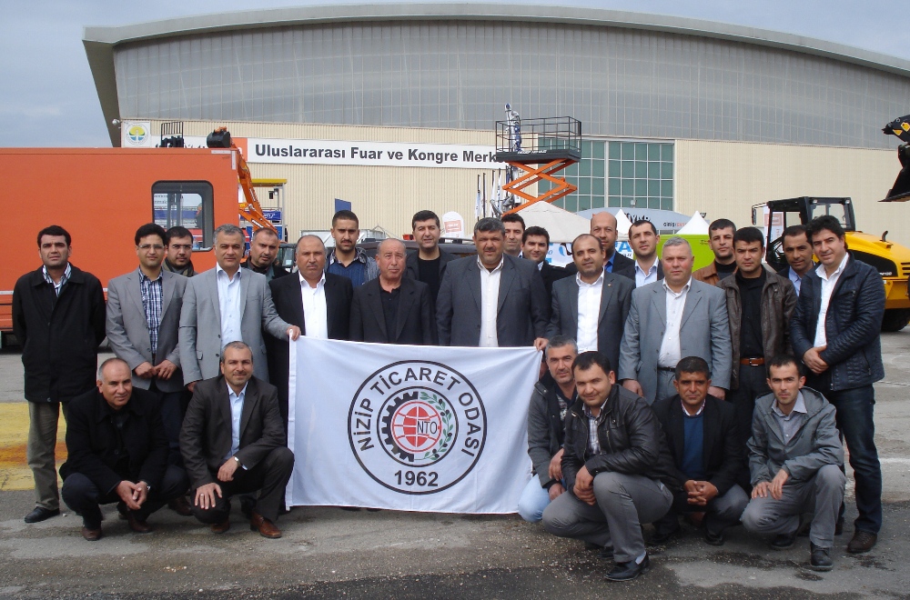 Nizip Ticaret Odası Adana İnşaat Fuarında.