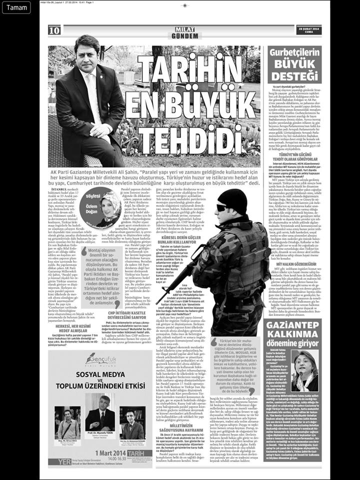 Ali Şahin Mesajları