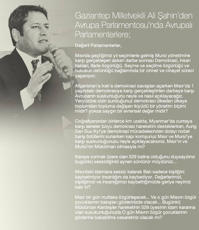 Ali Şahin Mesajları
