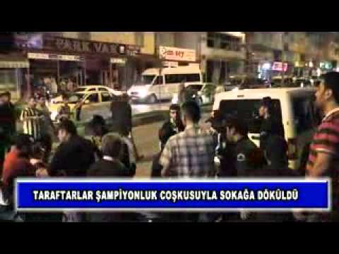 Video: TARAFTARLAR ŞAMPİYONLUK COŞKUSUYLA SOKAĞA DÖKÜLDÜ