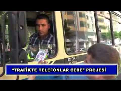"trafikte telefonlar cebe" projesi