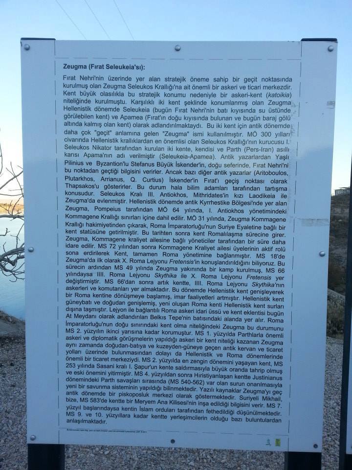 Havaların ısınmasıyla birlikte zeugma'ya ziyaretler arttı