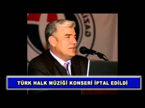 Türk halk müziği konseri iptal edildi