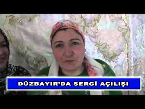 Düzbayır'da sergi açılışı