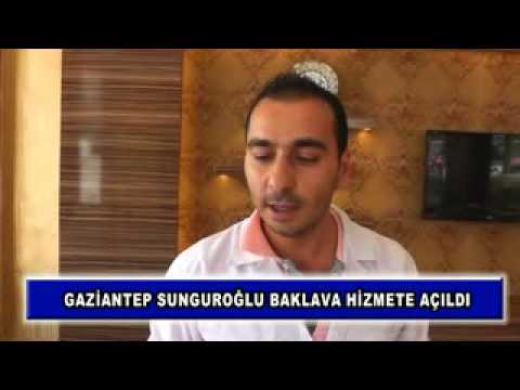 Gaziantep Nizip Sunguroğlu baklava hizmete açıldı