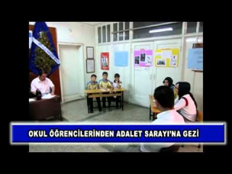 Okul öğrencilerinden adalet sarayı'na gezi