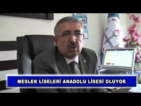 Meslek liseleri anadolu lisesi oluyor