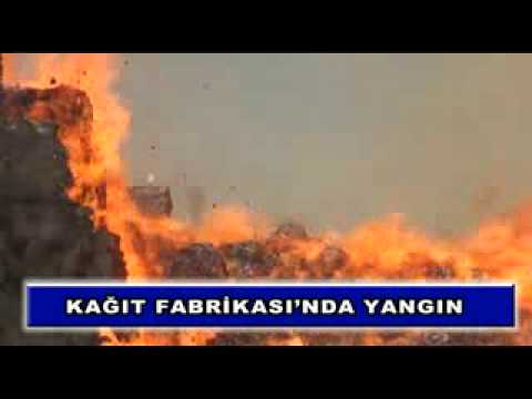 Kağıt fabrikasındaki yangın kontrol altına alındı