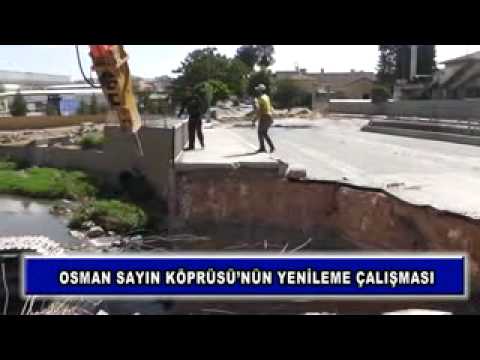 Osman sayın köprüsü'nün yenileme çalışması