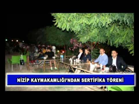 Nizip kaymakamlığı'ndan sertifika töreni