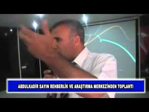Abdulkadir sayın rehberlik ve araştırma merkezinden toplantı