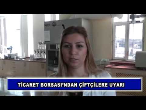 Ticaret borsası'ndan çiftçilere uyarı