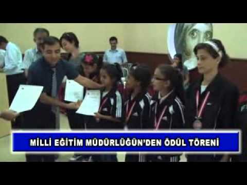Milli eğitim müdürlüğün'den ödül töreni