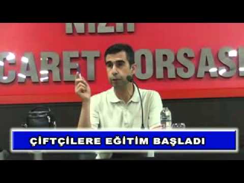 çiftçilere eğitim başladı
