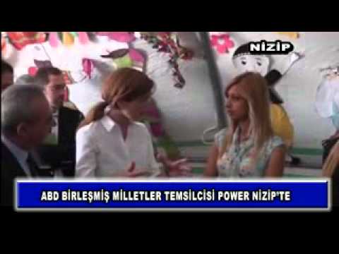 ABD Birleşmiş Milletler Temsilcisi Power Nizip'te