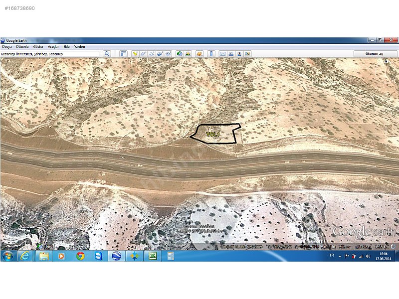 arazi nizip kocatepe 2626m2 48,000 tl pazarlık var arazi nizip kocatepe 2626m2 48,000 tl pazarlık var