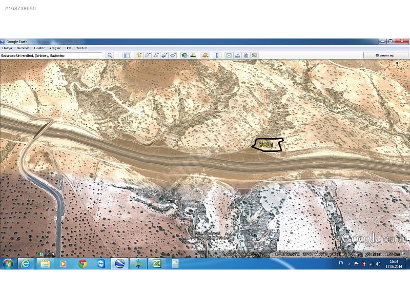 arazi nizip kocatepe 2626m2 48,000 tl pazarlık var arazi nizip kocatepe 2626m2 48,000 tl pazarlık var