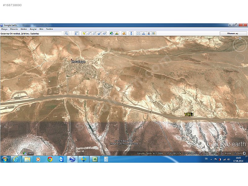 arazi nizip kocatepe 2626m2 48,000 tl pazarlık var arazi nizip kocatepe 2626m2 48,000 tl pazarlık var