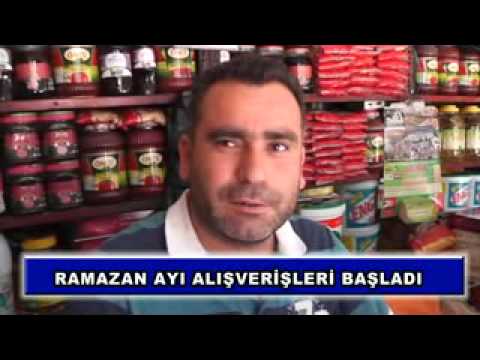Ramazan ayı alışverişleri başladı