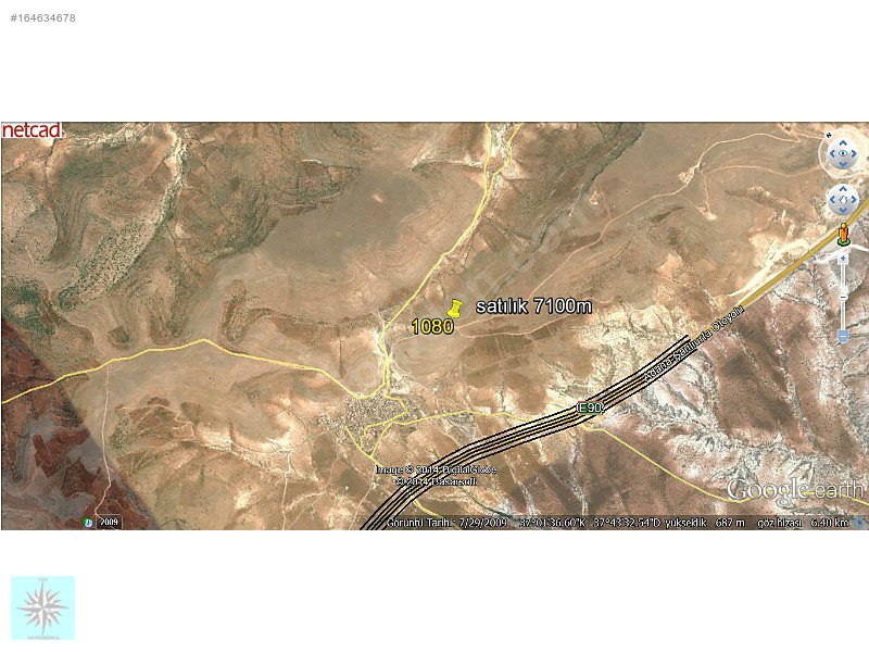 140m YOLA CEPELİ ZİRVE KONUMLU 7200M BOŞ TARLA