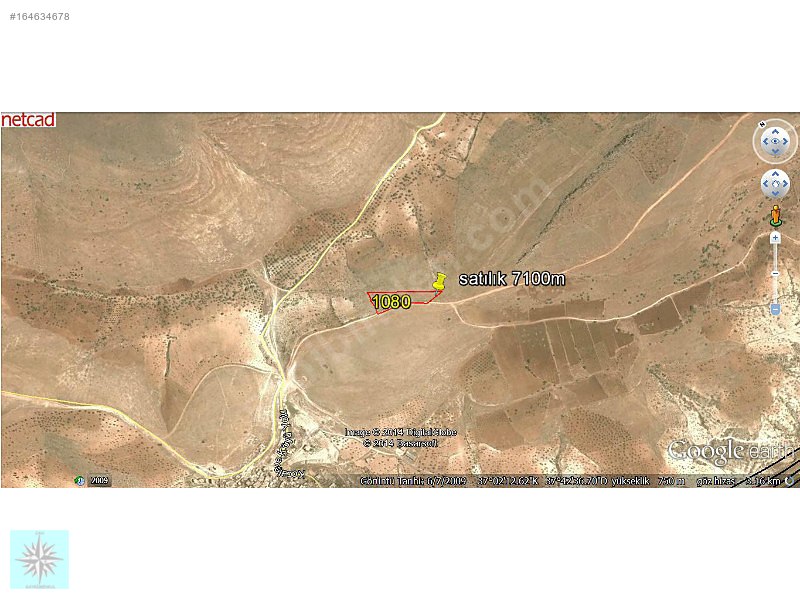 140m YOLA CEPELİ ZİRVE KONUMLU 7200M BOŞ TARLA