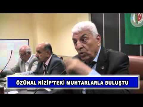 özünal nizip'teki muhtarlarla buluştu