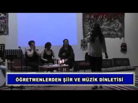 öğretmenlerden şiir ve müzik dinletisi