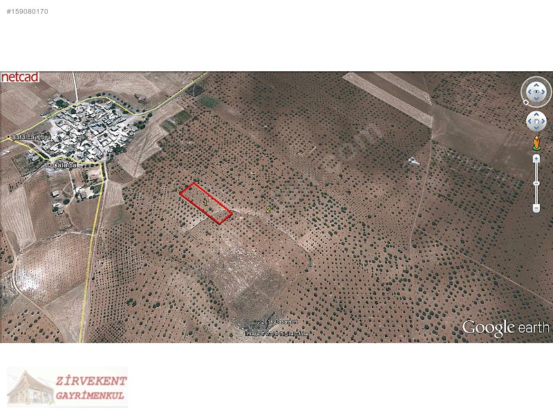zirvekent gayrimenkulden nizip catalcada 4500m2 arazi