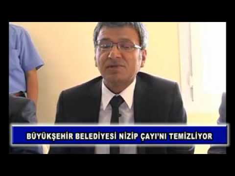 Büyükşehir belediyesi nizip çayı'nı temizliyor