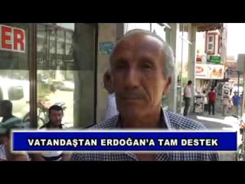 Vatandaştan erdoğan'a tam destek