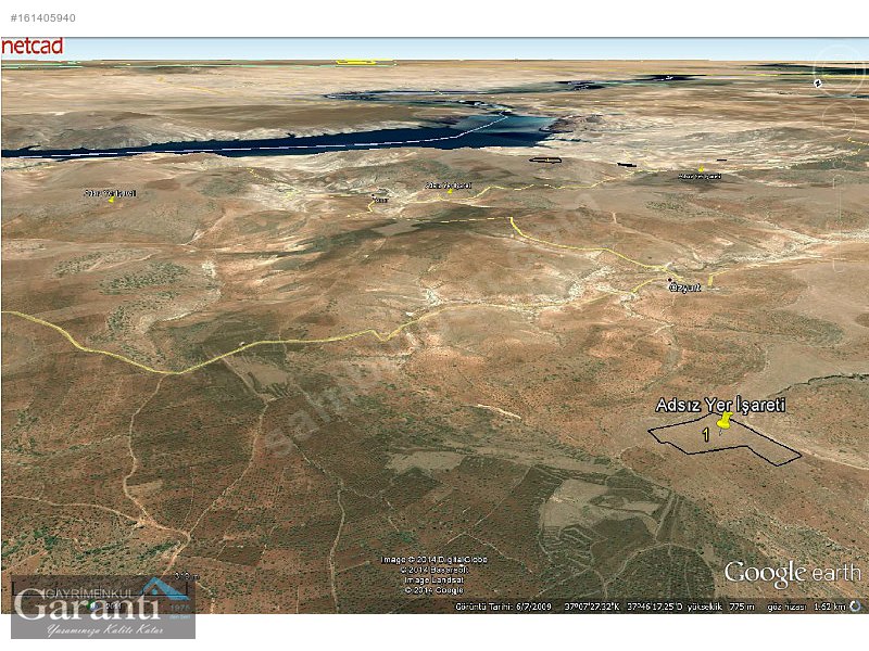 Garanti GYO dan.Nizip Kıratlı Köyünde Para kazancak Büyük arazi.