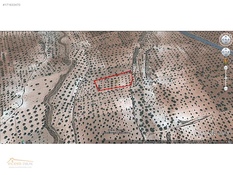 ECEM EMLAK  NİZİP BAHÇELİKÖY 4000 m2   YATIRIM YERİ İLAN NO4
