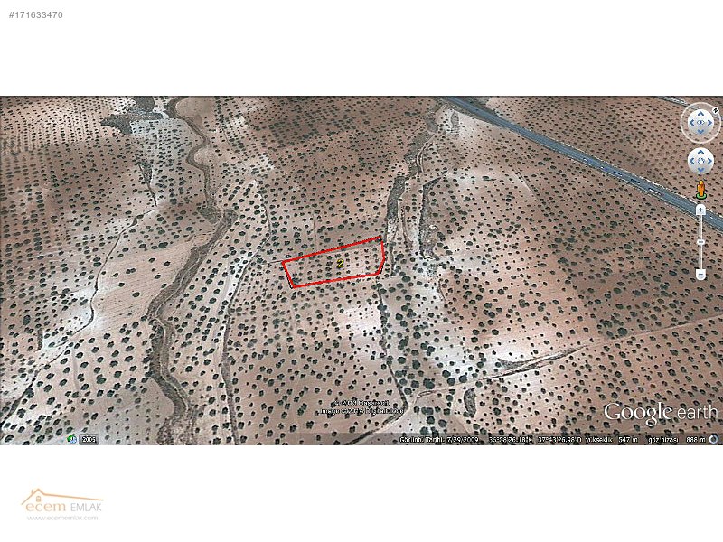 ECEM EMLAK  NİZİP BAHÇELİKÖY 4000 m2   YATIRIM YERİ İLAN NO4