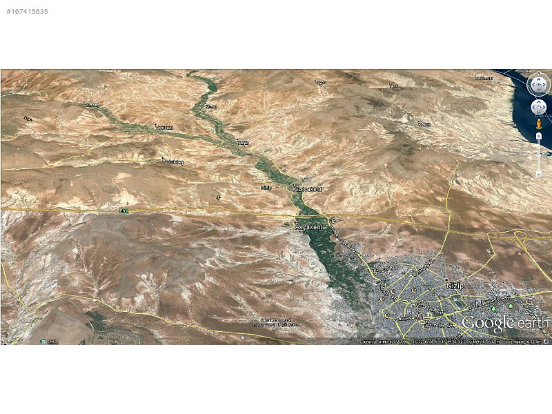 T.e.b. Cityden nizip akçakentte satılık 3050 m2 yatırımlık arazi