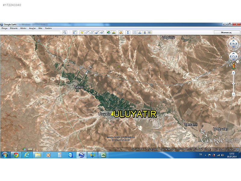Satılık arazi nizip uluyatır 2800m2 95000 tl