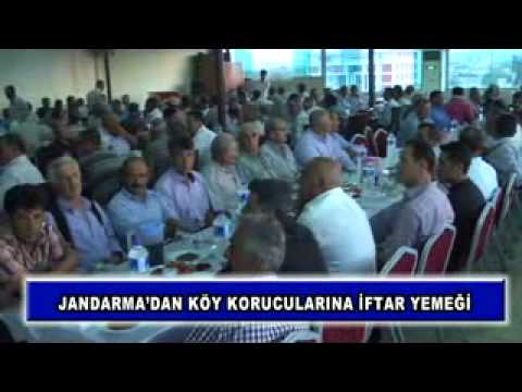 Jandarma'dan köy korucularına iftar yemeği