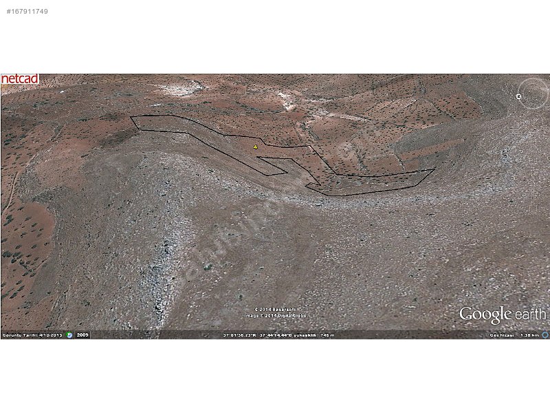 ARMONİ'DEN NİZİP-AKÇAKENT TE 46000m2 YATIRIMA UYGUN ARAZİ