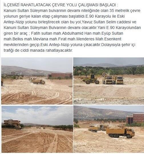 Çevre yolu çalışması :