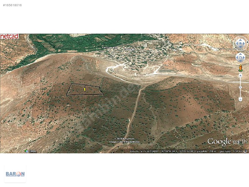 Baron27 gayrimenkulden tatlıcak'ta arazi