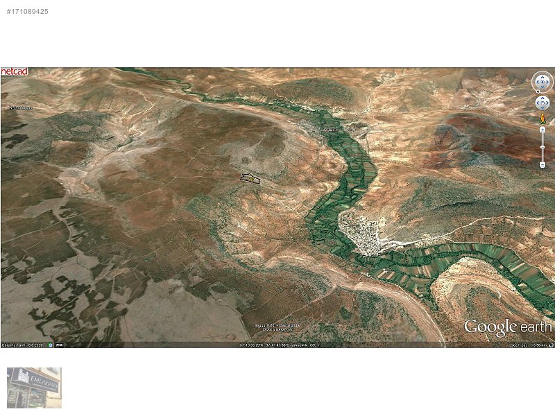 EMLAKPARK city DEN NİZİP SALKIM DA ASFALT ÜZERİ YATIRIMLIK ARAZİ