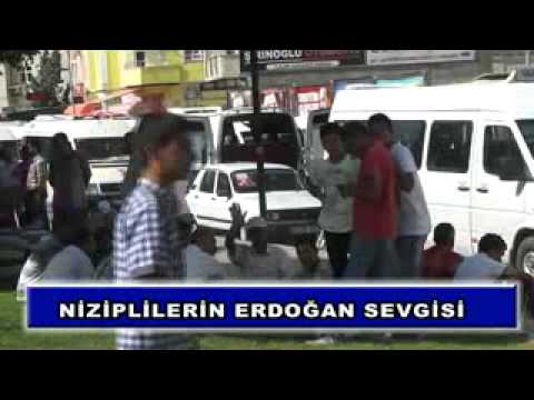 Niziplilerin erdoğan sevgisi