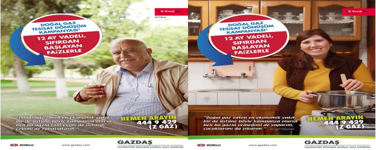 GAZDAŞ’ın uygun ödemeli yeni kampanyasıyla Nizip’te doğal gaz girmeyen ev kalmayacak