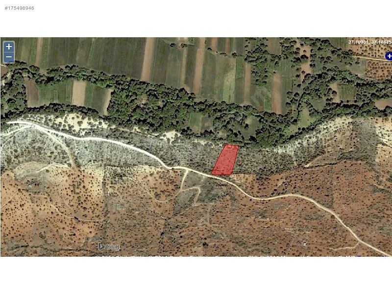 Satılık arazi nizip salkım 2295m2 25000 tl