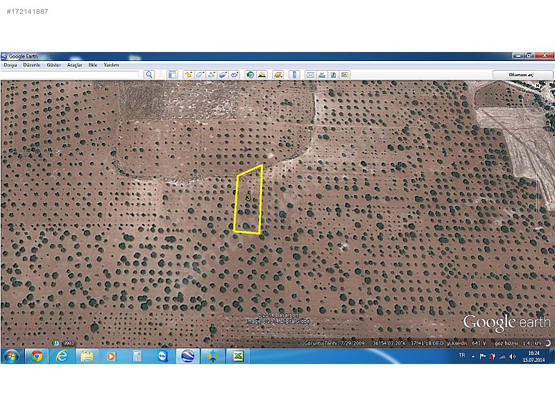 SATILIK ARAZİ NİZİP ÇATALCA 1750M2 40000tl