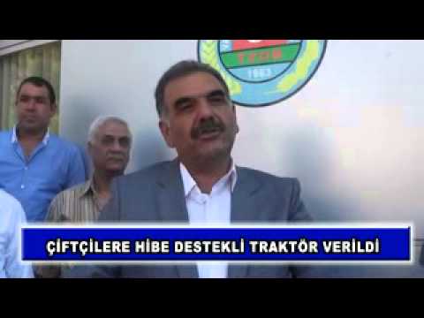 çiftçilere hibe destekli traktör verildi