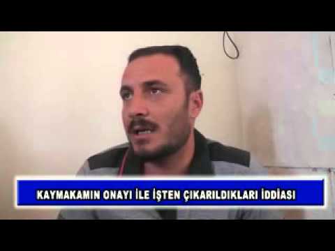 Kaymakamın onayı ile işten çıkarıldıkları iddiası