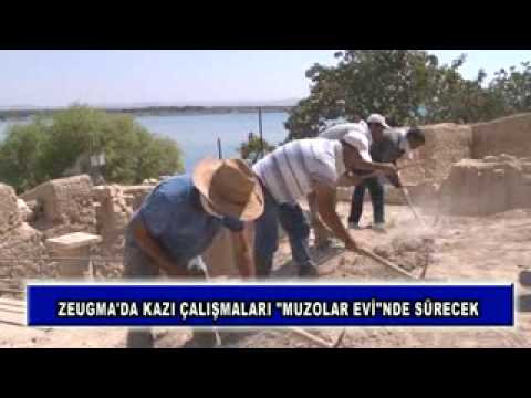 Zeugma'da kazı çalışmaları muzolar evinde sürecek