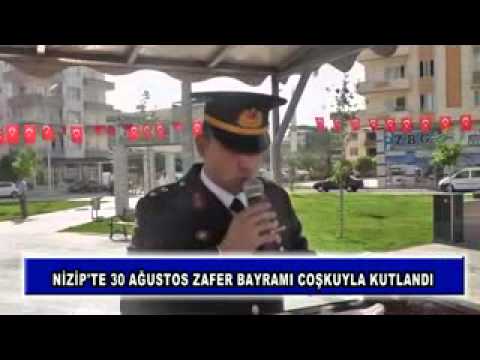 Nizip'te 30 ağustos zafer bayramı coşkuyla kutlandı