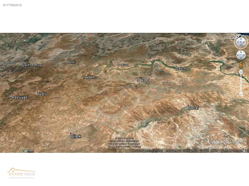 ECEM EMLAK ADAKLI 4500 m2 YATIRIM YERİ İLAN NO79